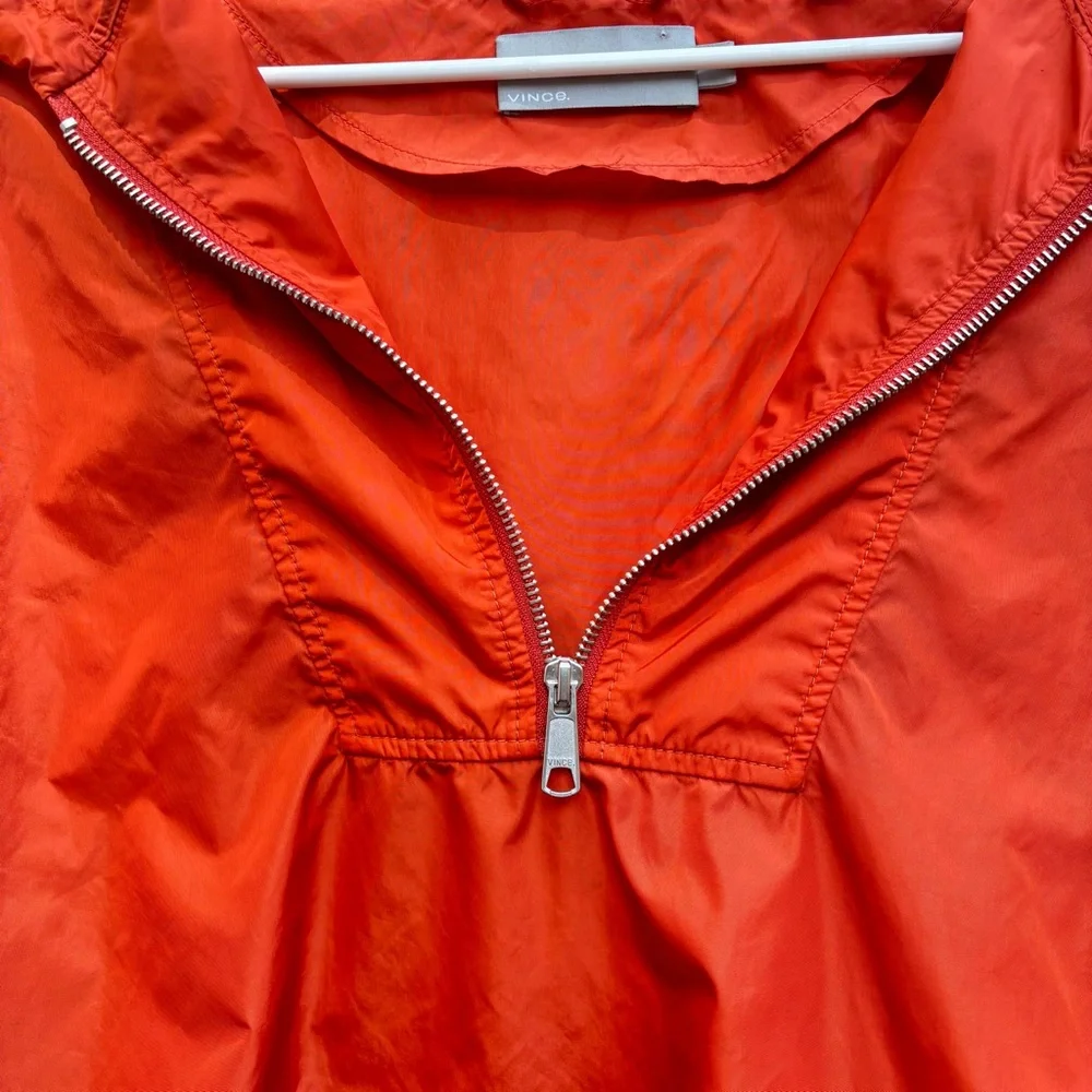 VINCE Men's Orange Windbreaker Jacket - Picture 10 of 10